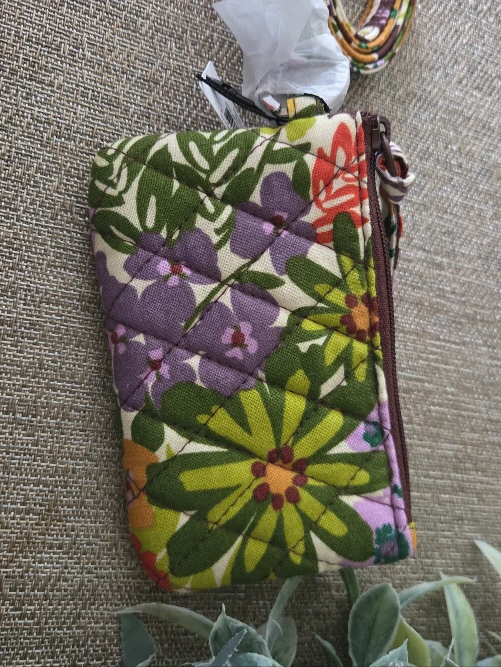 Vera Bradley Zip ID Wristlet with Lanyard